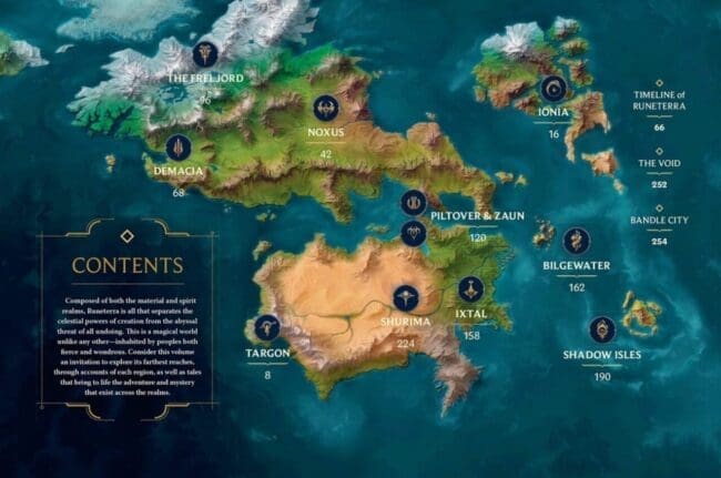 The art of League of Legends: Realms of Runeterra | Artbook