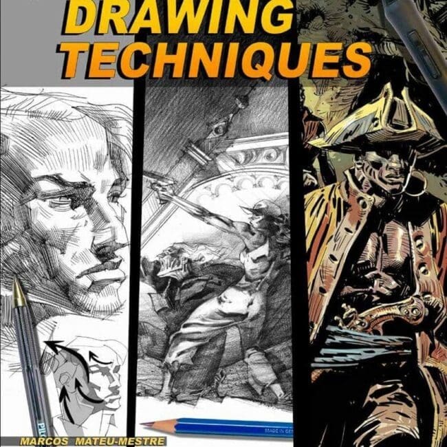 Framed Drawing Techniques: Mastering Ballpoint Pen, Graphite Pencil and Digital Tools for Visual | Marcos Mateu-Mestre
