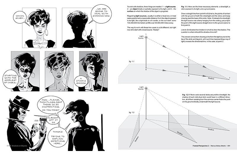 Framed Perspective 2: Technical Drawing for Shadows, Volume, and Characters | Marcos Mateu-Mestre