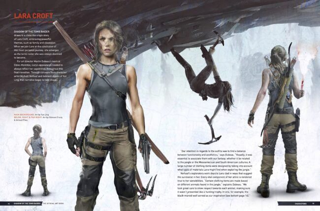 The Art of Tomb Raider diseño de personajes