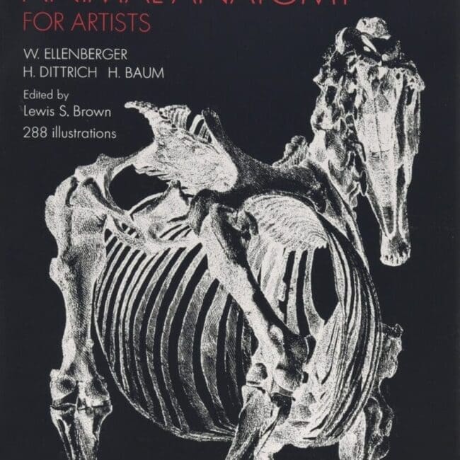 An Atlas of Animal Anatomy for Artists (Dover Anatomy for Artists) | W. Ellenberger